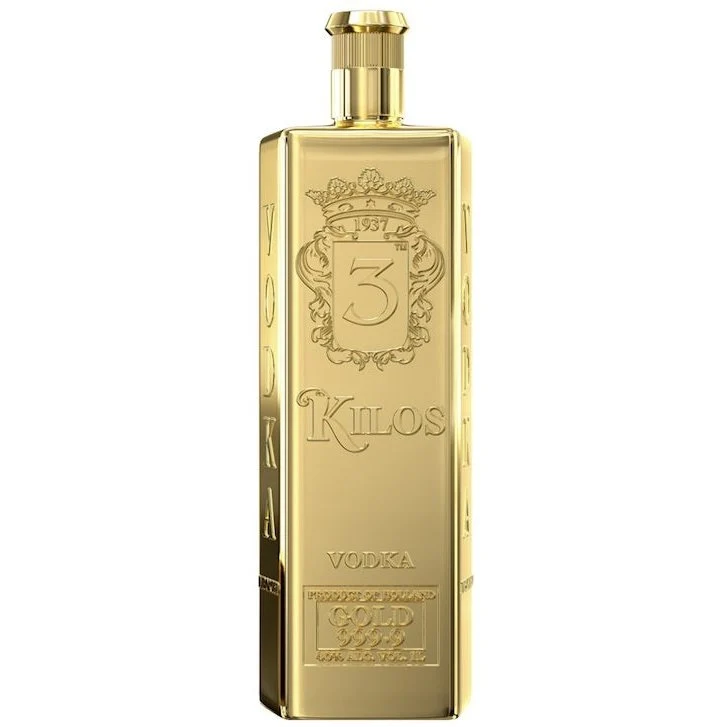 3 Kilos Vodka Gold 750ml