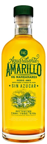 Aguardiente Amarillo De Manzanares Sin Azucar 750ml
