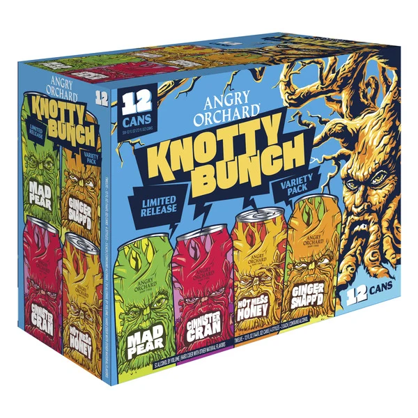 Angry Orchard Hard Cider Knotty Bunch 12 Pack/12oz