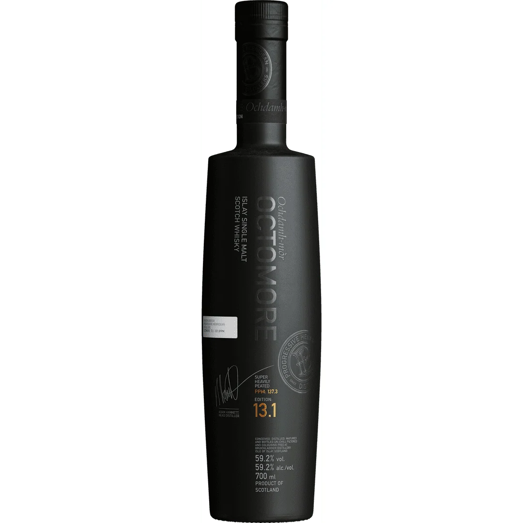 Bruichladdich Ochdamh-mor Octmore Scottish Barley Edition 13.1 Islay Single Malt Scotch Whiskey 750ml