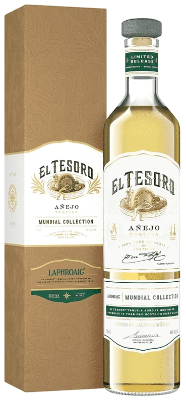 El Tesoro Tequila Mundial Collection Laphroaig Cask Anejo 750ml