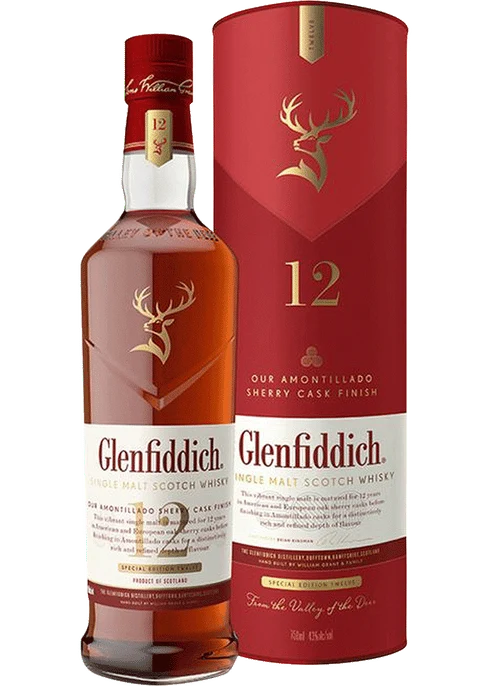 Glenfiddich Single Malt 12 Year Old Sherry Cask Finish 750ml