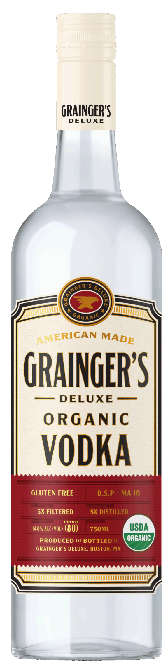 Grainger's Deluxe Organic Vodka