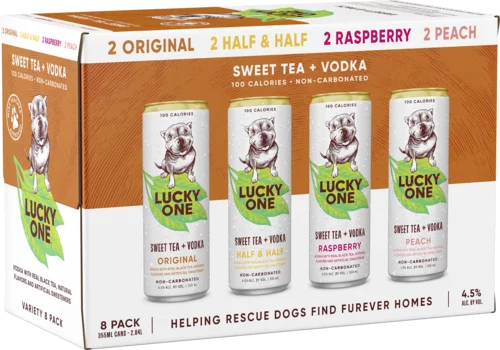 Lucky One Sweet Tea + Vodka Variety 8 Pack