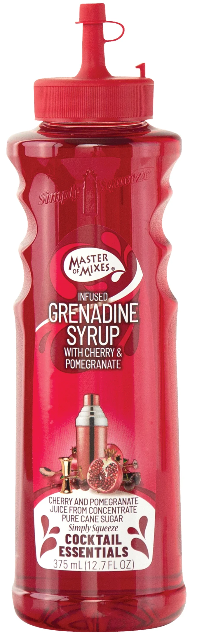 Master Of Mixes Grenadine  Syrup Cocktail Essentials 375ml