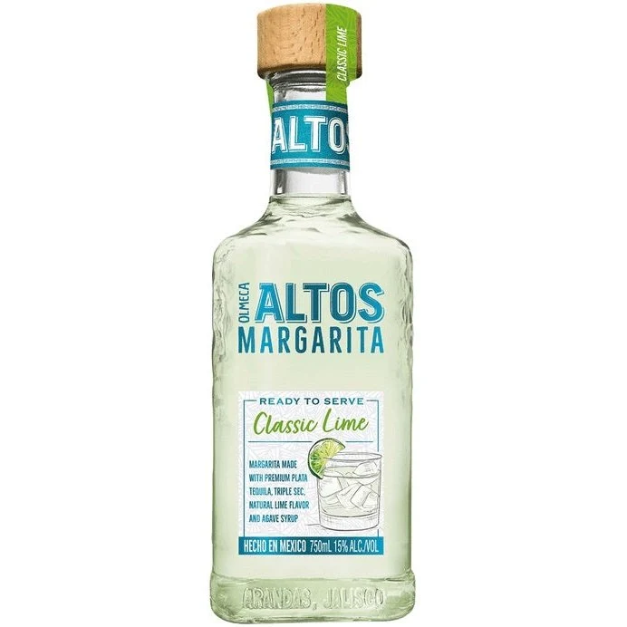 Olmeca Altos Ready to Serve Classic Lime Margarita 750ml