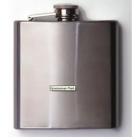 Stainless Steel 6 oz Flask - Image 2