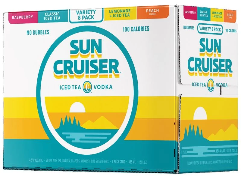 Sun Cruiser Iced Tea Vodka Variety 8 Pack