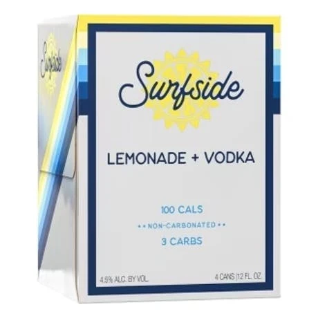 Surfside Lemonade and Vodka Cocktail 4Pack/355ml each