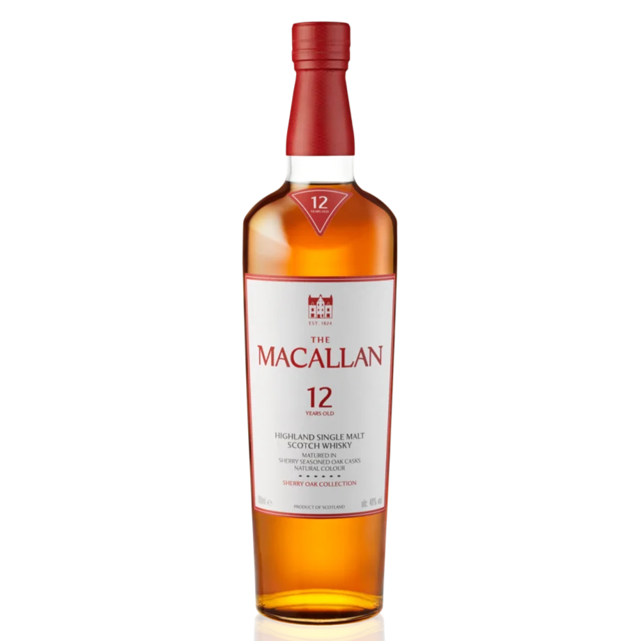Macallan Sherry Oak Cask 12 Year Old Single Malt Scotch Whisky 750ml