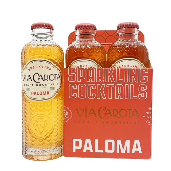 Via Carota Sparkling Paloma Cocktail 4 Pack (4 × 200ml)
