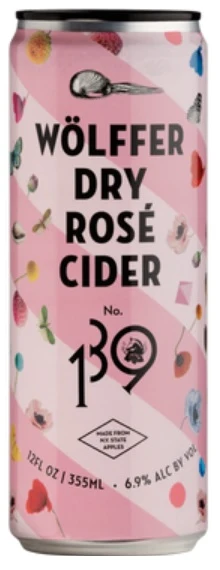 Wolffer Estate Dry Rose Cider Cans 4Pk 355ml